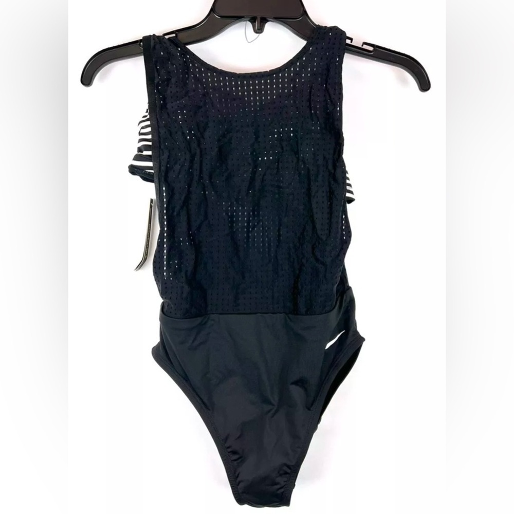 Nike Women’s Black Sporty One Piece Swimsuit Size XS